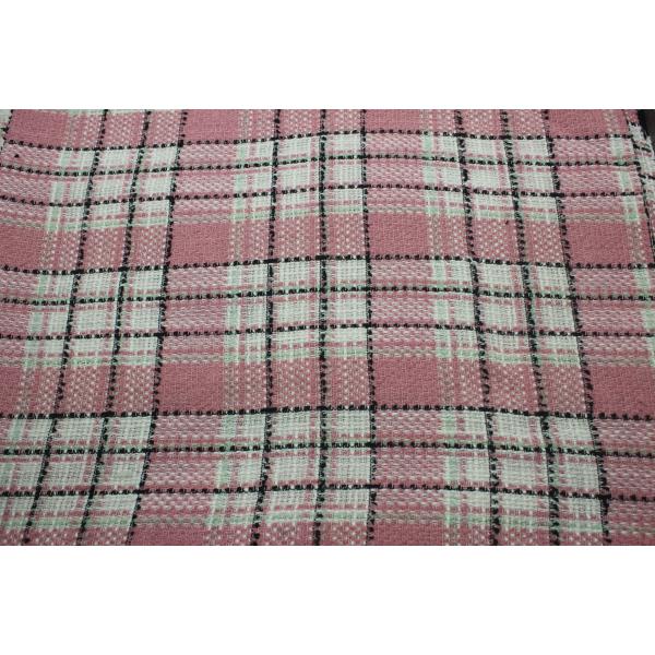 In Stock Yarn Dyed 100 Polyester Fragrant Breeze Tweedy Fabric for Women's Autumn and Winter Coat Clothing