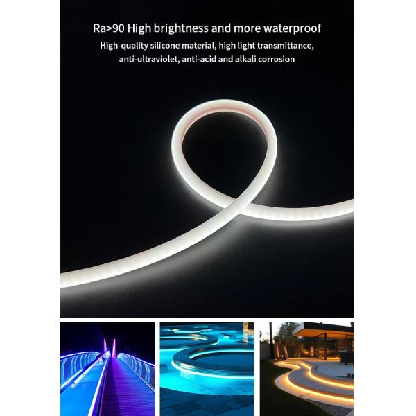 13*11 LED Silicone Neon Flexible Light Strip 180 Degree Circular Waterproof LED Neon Lights