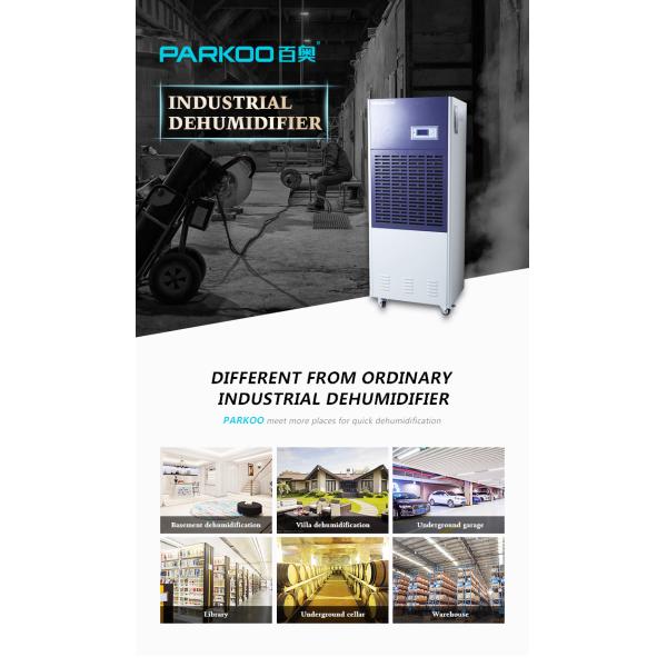 Low Noise 1200m3/H 6.8KG/H Portable Industrial Dehumidifier