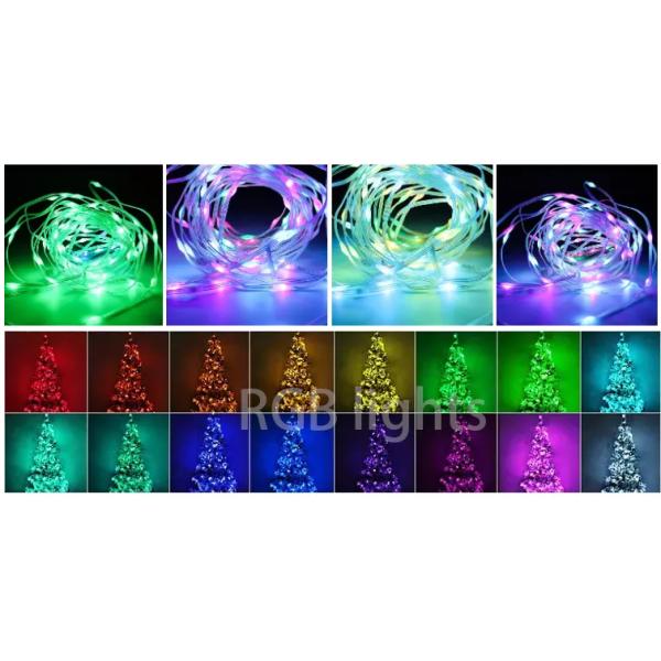 3D Pixel LED Light Waterproof Outdoor Addressable RGB Pixel Light Strings For Christmas