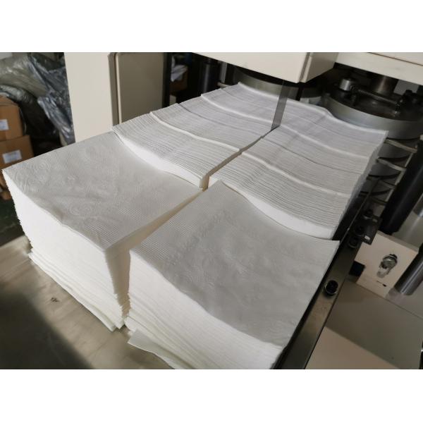 Xinyun High Speed Napkin Tissue Paper Folding Making Machine Auto Embossing Color Printing 4.5KW