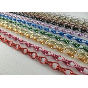 Aluminium Chain Link Fly Screen And Chain Insect Door Curtains 1.6mm 1.8mm 2.0mm