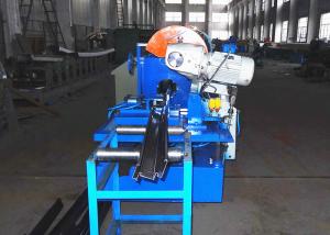 China Anti Fire Door Frame Roll Forming Machine With Saw Cutting Device wholesale