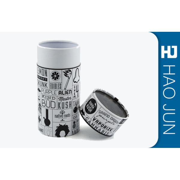Packaging Cardboard Cylinder Tubes For Pens , Matt Lamination Surface