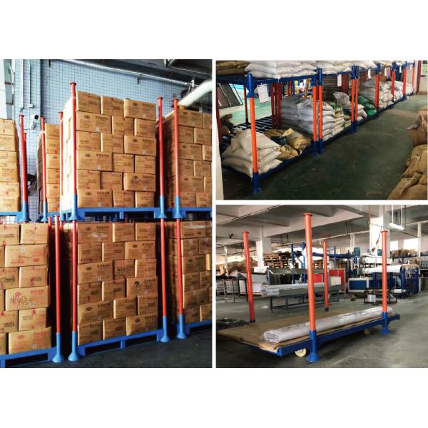 Round Post Pallet Stacking Rack