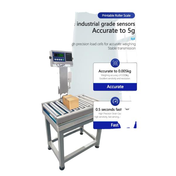 A8SP 60cm*80cm All Stainless Steel Square Pole Printing Industrial Platform Scale