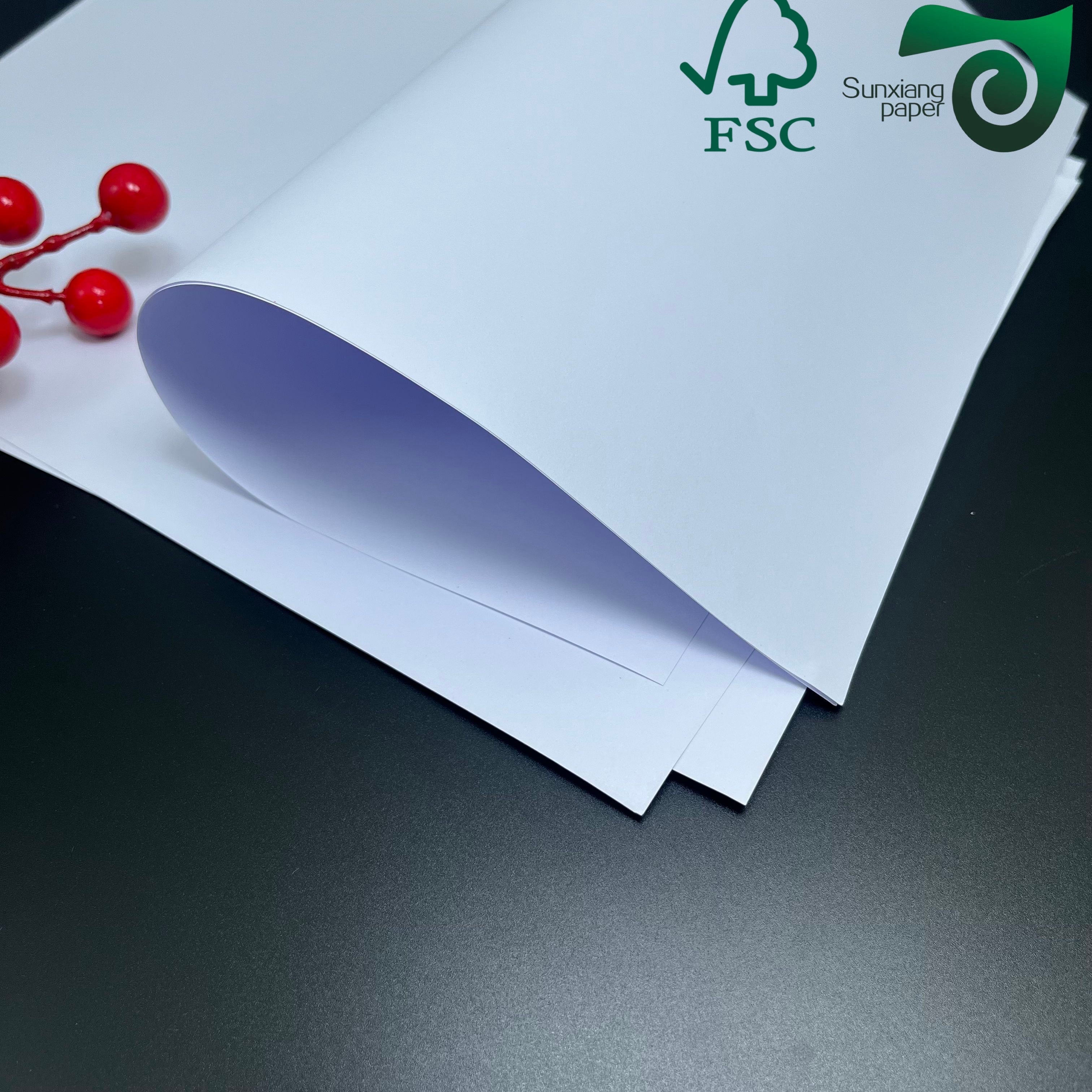 FSC 70gsm Recycle Pulp Cream Woodfree Paper For Notebook Uniform Thickness Smooth Surface