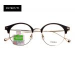 Ultra Light Eyeglass Frames , Half Plastic Eyeglass Frames Round 48 21 145
