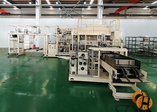 1200-1500 bags/min Automatic Diaper Bagger With PLC Control Automated Operation