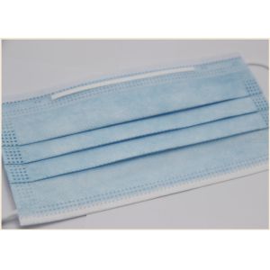 Earloop Style Disposable Face Masks , Disposable Medical Mask Fiberglass Free