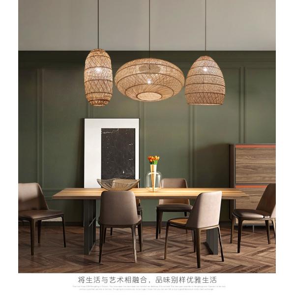 Natural Rattan Lamp Pendant light New Chinese Style Hand-woven Pendant Light(WH-WP-69)