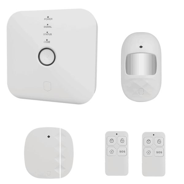Quality 2G Smart Wifi Gsm Mini Alarm System Homesafe Security System With Tuya Camera for sale