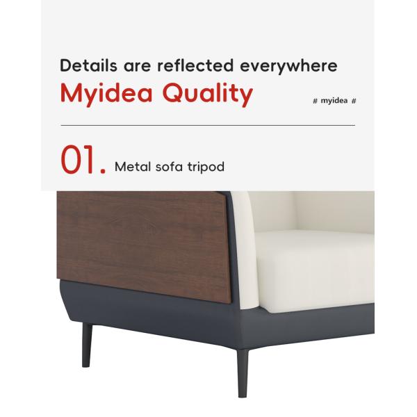 Modern Office Sofa Comfortable With Wooden Frame For Executive Office