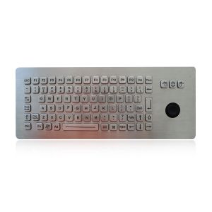 Metal Wired Backlit Keyboard Vandal Proof With Hula Pointer Mouse