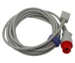 Round Compatible Mindray Transducer Cable 6 Pin To Merit Adapter