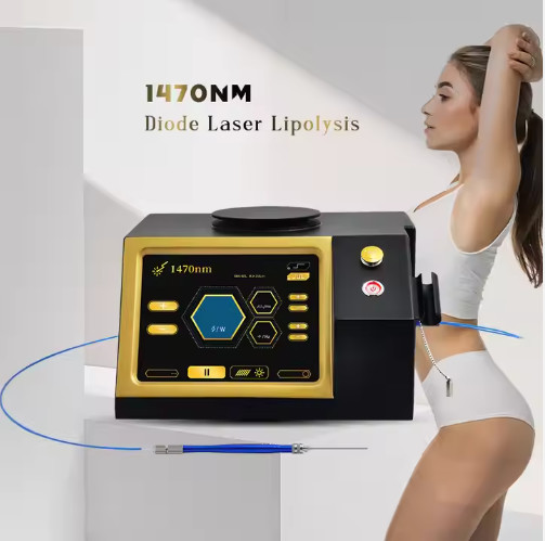 980nm 1470nm Diode Laser For Liposuction Hemorrhoid Removal Vaginal Tighten And Varicose Veins