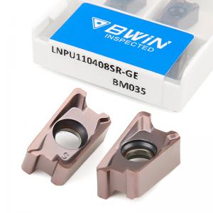 China Custom Milling Carbide Insert Stainless Cnc Lathe Tool LNPU110408 SR GE on sale