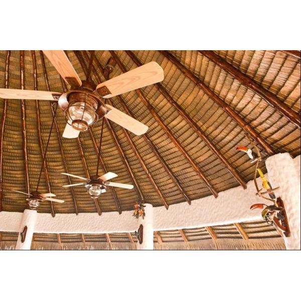 African Fireproof Synthetic Simulation Thatch Roofing Tile for Garden Decoration