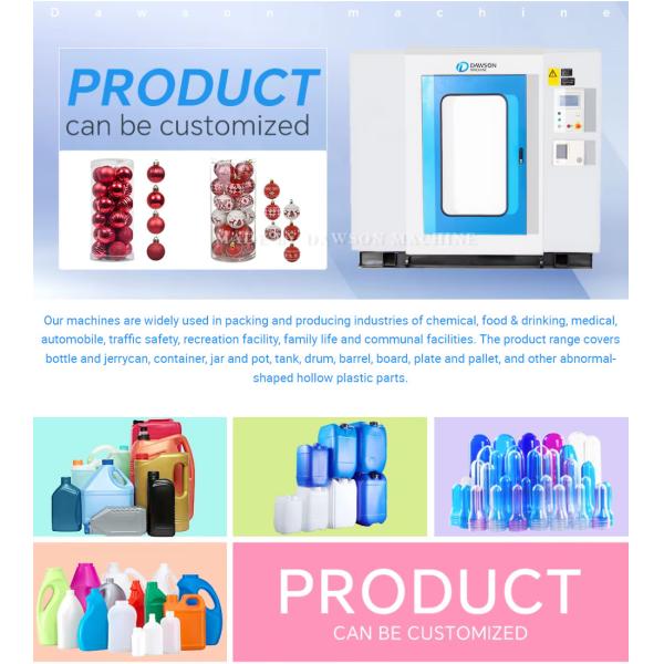 Highly Automated Christmas Ball Plastic Blow Moulding Machine For Bottle Production