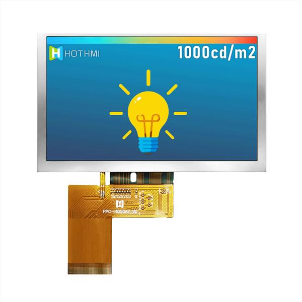 5 Inch High-Brightness TFT LCD | 800x480 IPS Display with ST7262