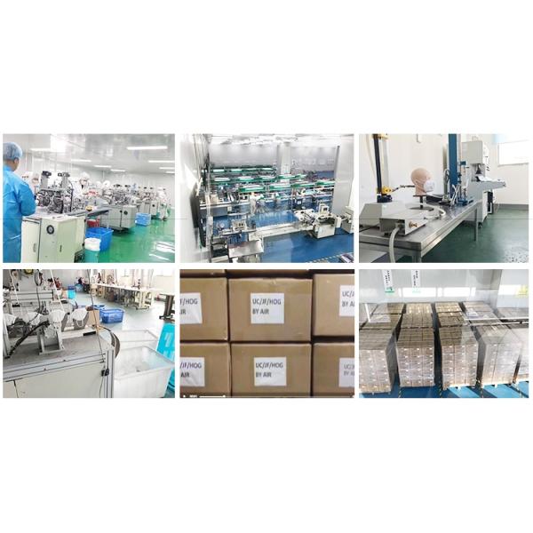 Non Toxic Disposable Earloop Face Mask , Lightweight KN95 Face Mask