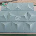 Star Textured 3D Acoustic Wall Tiles Moistureproof Multicolor