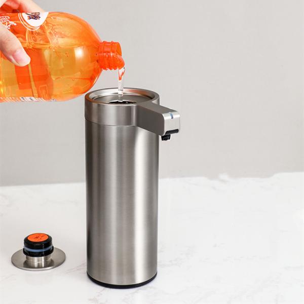 Quality 6CM Stainless Steel Sensor Soap Dispenser In Home Kitchen for sale
