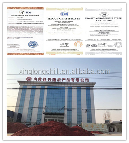 Pungent dried red chili pepper spice SHU15000-20000 for US