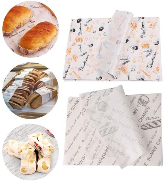 Quality Wax Paper Food Basket Liners BBQ Picnic Greaseproof Baking Paper for sale