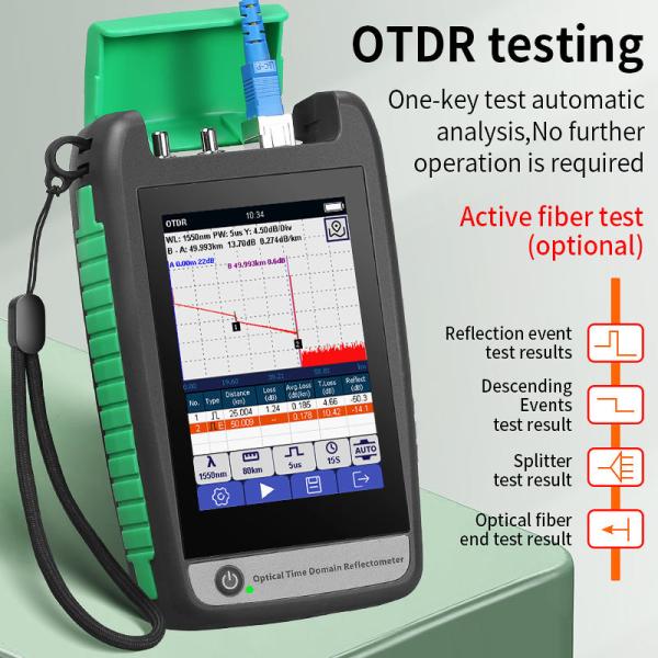 Mini OTDR Tester 1310nm 1550nm 1610nm 1625nm 1650nm Handheld Optical Time Domain Reflectometer Fiber Optic Equipment