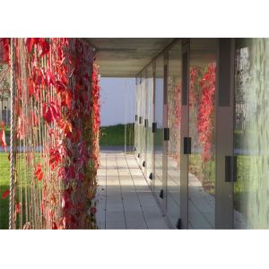 China Weave Stainless Steel Cable Trellis Mesh , Stainless Steel Cable Fence on sale