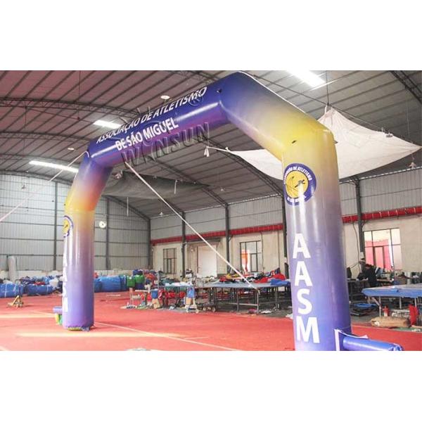 Durable Inflatable Advertising Arch Custom Logo Service Support