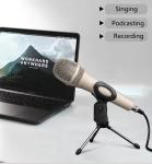 Clear Sound 3mA Studio Condenser Microphone For Youtube Vlogging