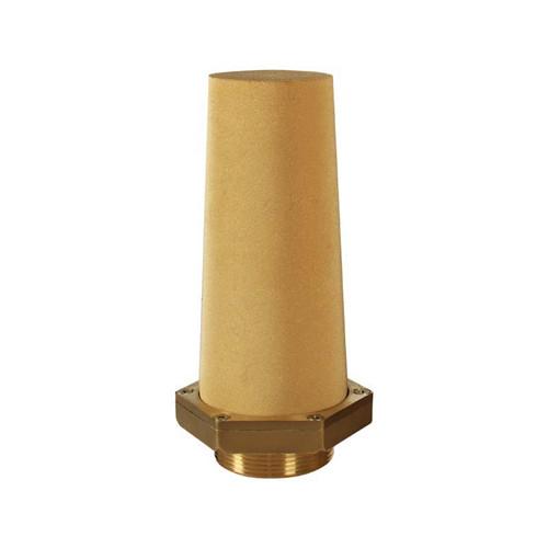 Quality Metallurgy / Electronics Pneumatic Silencer Muffler Brass Air Valve Muffler for sale