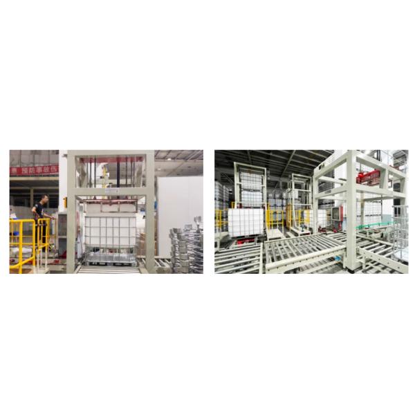 1000L 1200L IBC Tank Cage Detection Line IBC Leakage Testing Machine