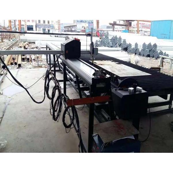 3 Axis CNC Intersecting Plasma Flame Pipe Cutting Machine With High End Technical Program
