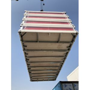 Fireproof Steel Prefabricated Foldable Container House Weather Resistant