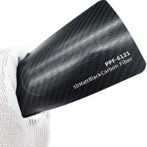 PPF-6121 Matte Black Carbon Fiber Paint Protection Film 8mil Color PPF