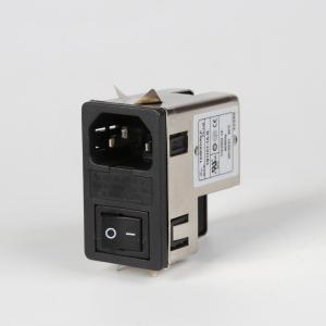 China Special Type Socket EMI Filter With Fuse And Switch 1A~10A Power Entry Module Filter wholesale