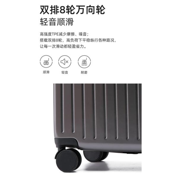 ABS hard shell Large capacity wide trolley suitcase for women 26 inches men's password box trolley case universal wheel suitcase suitcase