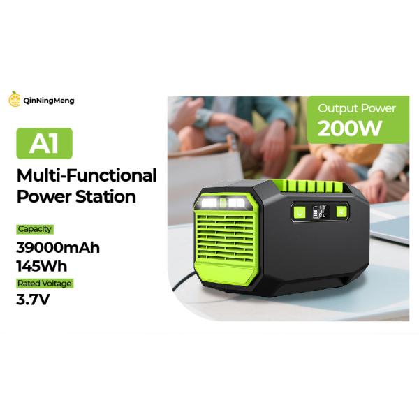 200W Portable Power Station with MPPT and Lithium Ion Battery