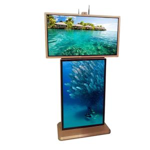 China Dual Screen Free Standing Digital Signage With High Performance CPU on sale