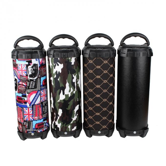 CH-M18 Barrel Bluetooth Speaker With FM radio function, built-in 87.5-108MHz FM digital radio module, can automatically