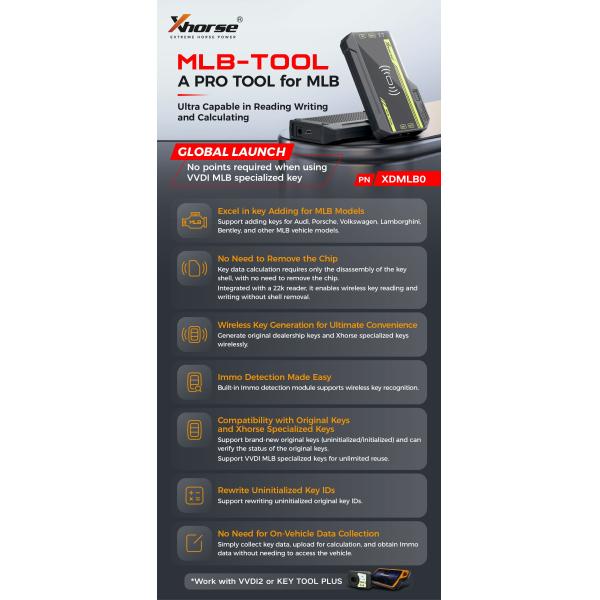 Xhorse VVDI MLB TOOL XDMLB0 Key Programmer