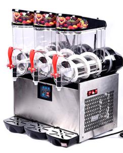China 3 flavour Smoothie Slush Machine , 0.7KW Snacks Maker Machine on sale