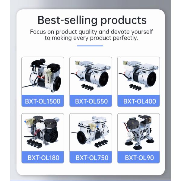 Dental Suction Vacuum Pump AC 110V/220V Low Noise Oil-free Lubrication Type For Dental And Medical Equipment Adjustable Price