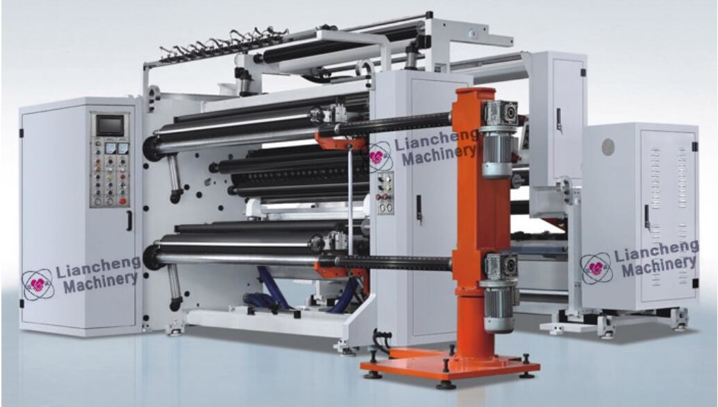 China Adhesive Paper / Film Roll Label Rewinder Machine Perfect Integration Design wholesale