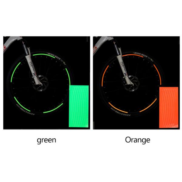 ISO9001 Bicycle Reflective Stickers Night Riding Reflective Warning Stickers