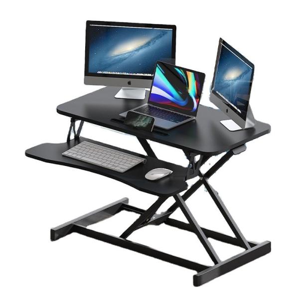 Quality Stainless Steel Standing Folding Lift Table Adjustable Height Office Computer Desk for sale
