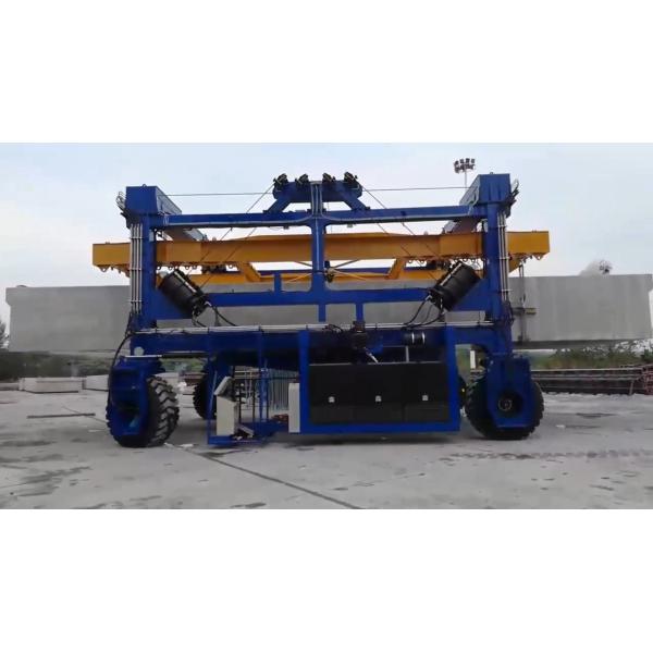 7km/H 3km/H Electric Straddle Carrier Crane 50T Environment Friendly No Smoking